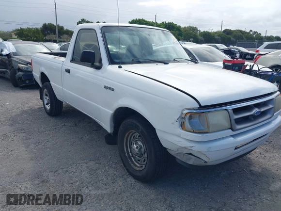 1997 Ford Ranger XLT with VIN 1FTCR10A9VUC16270, listed as a IAAI auction lot 41711036 with 172,726 mi miles. Bid and sale history available at carsss.com. Image 6.