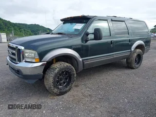 2002 Ford Excursion XLT z VIN 1FMSU41F12EB48358, wystawiony jako IAAI lot #42393292 z przebiegiem 200 377 mil mil oraz . Historia ofert i sprzedaży dostępna na DreamBid. Obrazek 2.