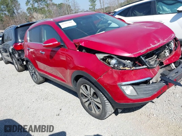 2011 Kia Sportage EX with VIN KNDPC3A22B7013561, listed as a IAAI auction lot 41785301 with 136,498 mi miles and . Bid and sale history available at carsss.com. Image 1.