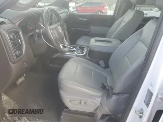2019 Chevrolet Silverado 1500 LTZ with VIN 1GCUYGEDXKZ163879, listed as a Copart auction lot 42120705 with 52,641 mi miles and Salvage Title. Bid and sale history available at DreamBid. Image 7.
