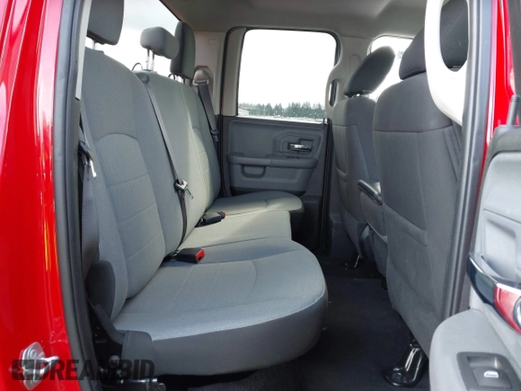 2024 Ram 1500 SLT with VIN 1C6RR7GG9RS149234, listed as a IAAI auction lot 41799053 with 33,586 mi miles and . Bid and sale history available at DreamBid. Image 8.