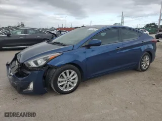 2016 Hyundai Elantra Limited with VIN KMHDH4AE9GU520241, listed as a Copart auction lot 84691234 with 115,831 mi miles and Salvage Title. Bid and sale history available at carsss.com. Image 1.