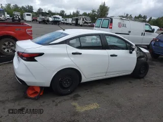 2023 Nissan Versa S with VIN 3N1CN8DV3PL834024, listed as a Copart auction lot 56683345 with 87,658 mi miles and Salvage title. Bid and sale history available at DreamBid. Image 3.