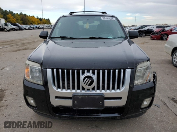 2009 Mercury Mariner Premier with VIN 4M2CU97G39KJ24297, listed as a Copart auction lot 77472674 with 153,316 mi miles and Salvage Title. Bid and sale history available at carsss.com. Image 5.