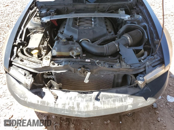 2011 Ford Mustang GT with VIN 1ZVBP8CF0B5152320, listed as a Copart auction lot 57822845 with 132,024 mi miles and Salvage title. Bid and sale history available at DreamBid. Image 11.