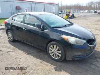 2014 Kia Forte EX with VIN KNAFX4A83E5140813, listed as a IAAI auction lot 42000241 with 201,912 mi miles. Bid and sale history available at carsss.com. Image 1.