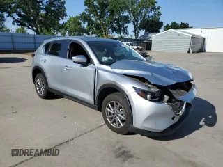2023 Mazda CX-5 S Preferred with VIN JM3KFBCM4P0191943, listed as a Copart auction lot 55122135 with 44,305 mi miles and Salvage Title. Bid and sale history available at carsss.com. Image 4.