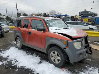 2004 Honda Element EX with VIN 5J6YH27654L034760, listed as a Copart auction lot 46329145 with 207,787 mi miles and Salvage Title. Bid and sale history available at DreamBid. Image 4.