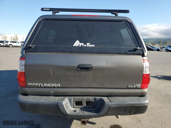 2005 Toyota Tundra SR5 with VIN 5TBET34135S496149, listed as a Copart auction lot 49500955 with 209,115 mi miles and Salvage Title. Bid and sale history available at carsss.com. Image 6.