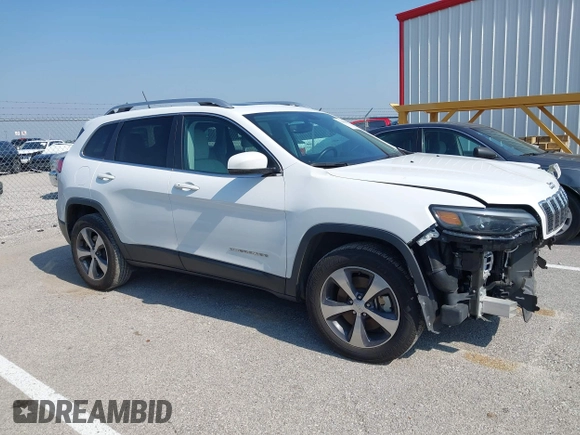 2019 Jeep Cherokee Limited with VIN 1C4PJMDNXKD393171, listed as a IAAI auction lot 42406608 with 57,574 mi miles and . Bid and sale history available at DreamBid. Image 13.