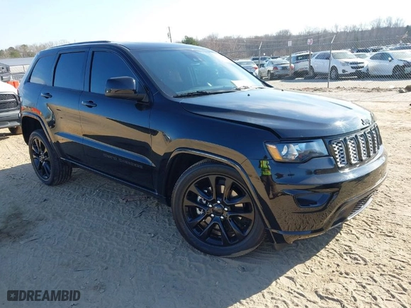 2021 Jeep Grand Cherokee Laredo X with VIN 1C4RJFAG4MC529961, listed as a IAAI auction lot 41651822 with 32,601 mi miles. Bid and sale history available at carsss.com. Image 1.