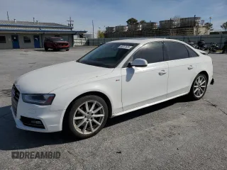 2015 Audi A4 Premium Plus with VIN WAUFFAFL2FN025314, listed as a Copart auction lot 50337625 with 61,014 mi miles and Salvage Title. Bid and sale history available at carsss.com. Image 1.