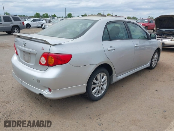 2009 Toyota Corolla with VIN 1NXBU40EX9Z028809, listed as a IAAI auction lot 42111892 with 156,182 mi miles. Bid and sale history available at carsss.com. Image 4.