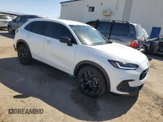 2024 Honda HR-V Sport with VIN 3CZRZ2H56RM708508, listed as a Copart auction lot 57341425 with 14,709 mi miles and Salvage title. Bid and sale history available at DreamBid. Image 4.