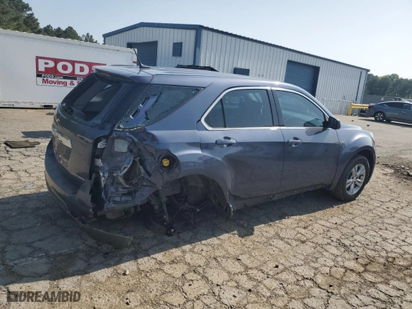 2014 Chevrolet Equinox LS with VIN 2GNALAEK6E6227873, listed as a Copart auction lot 51385795 with 129,036 mi miles and Salvage Title. Bid and sale history available at carsss.com. Image 3.
