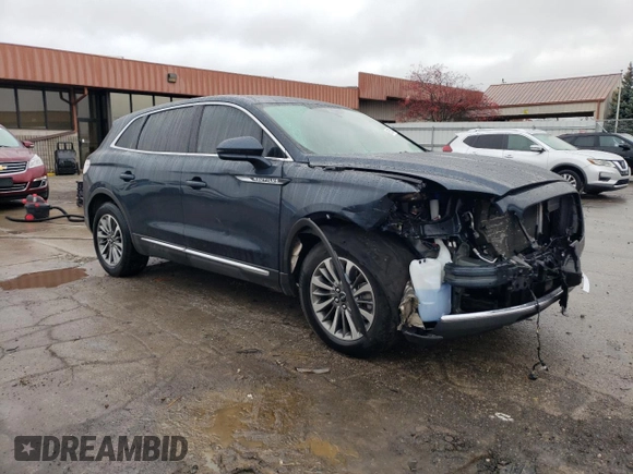 2021 Lincoln Nautilus Standard with VIN 2LMPJ6J96MBL02571, listed as a Copart auction lot 81578344 with 86,622 mi miles and Salvage title. Bid and sale history available at DreamBid. Image 4.