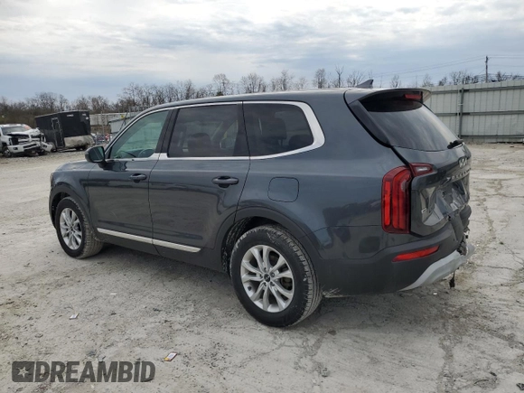 2022 Kia Telluride LX with VIN 5XYP2DHCXNG200934, listed as a Copart auction lot 50776385 with 93,430 mi miles and Salvage title. Bid and sale history available at DreamBid. Image 2.