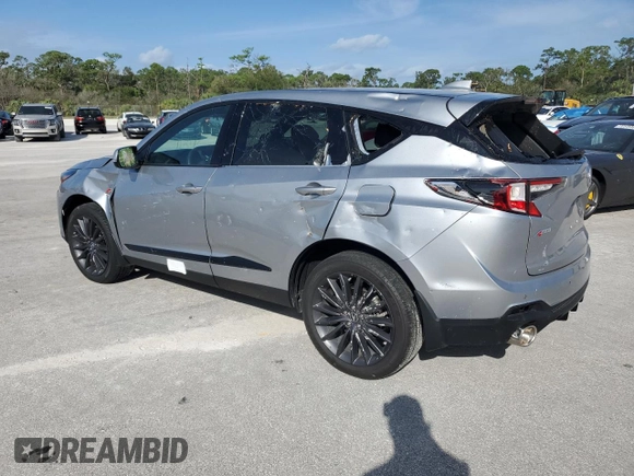 2024 Acura RDX w/A-Spec Advance Package with VIN 5J8TC2H83RL015602, listed as a Copart auction lot 75796424 with 11,217 mi miles and Salvage Title. Bid and sale history available at carsss.com. Image 2.