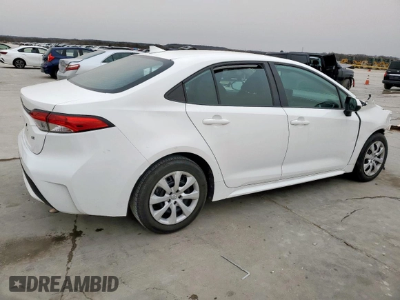 2022 Toyota Corolla LE with VIN 5YFEPMAE3NP380600, listed as a Copart auction lot 47675685 with 44,414 mi miles and Salvage Title. Bid and sale history available at DreamBid. Image 3.