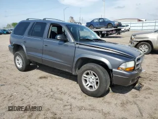 2003 Dodge Durango SLT with VIN 1D4HS48N43F577185, listed as a Copart auction lot 57645345 with Not provided miles and Salvage title. Bid and sale history available at DreamBid. Image 4.