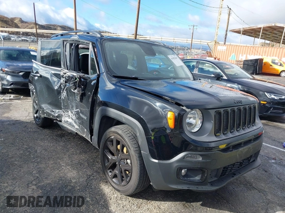 2018 Jeep Renegade Altitude with VIN ZACCJABB6JPH40341, listed as a IAAI auction lot 41582205 with 58,011 mi miles and . Bid and sale history available at DreamBid. Image 1.