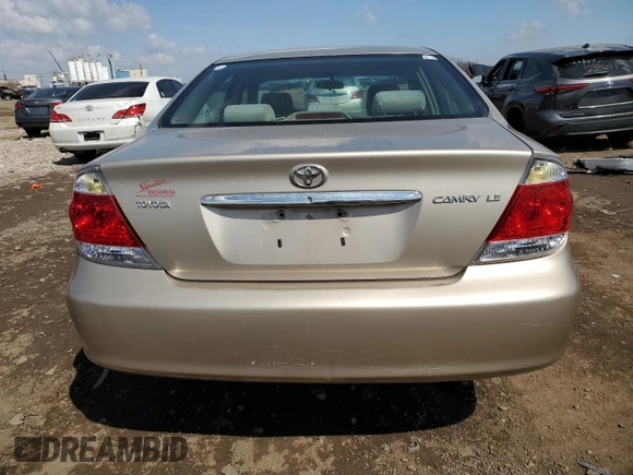 2006 Toyota Camry STD with VIN 4T1BE32K86U125657, listed as a Copart auction lot 52901775 with 148,456 mi miles and Salvage Title. Bid and sale history available at carsss.com. Image 6.