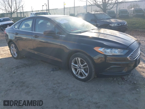 2018 Ford Fusion SE with VIN 3FA6P0H79JR227329, listed as a IAAI auction lot 41894778 with 116,580 mi miles. Bid and sale history available at carsss.com. Image 1.