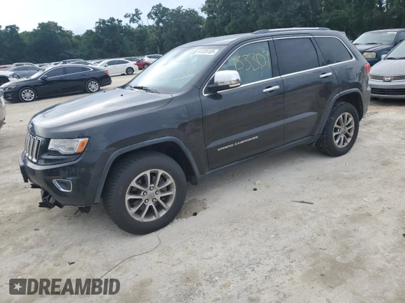 2014 Jeep Grand Cherokee Limited with VIN 1C4RJFBG3EC496158, listed as a Copart auction lot 61225185 with 133,309 mi miles and Salvage title. Bid and sale history available at DreamBid. Image 1.