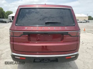 2023 Jeep Grand Wagoneer with VIN 1C4SJUAT0PS543448, listed as a Copart auction lot 55463895 with 34,664 mi miles and Salvage title. Bid and sale history available at DreamBid. Image 6.