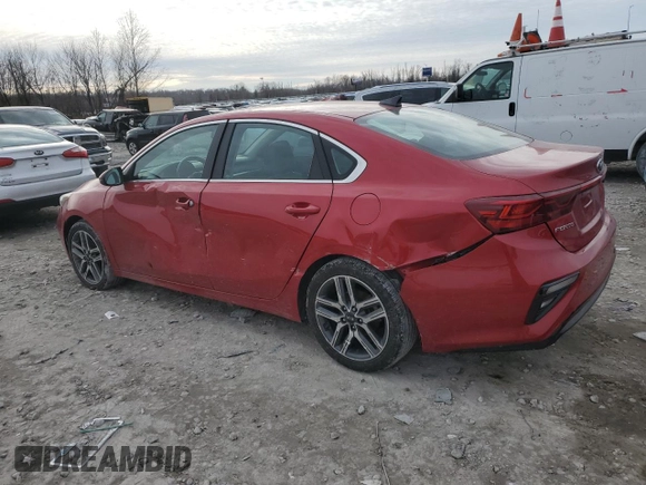 2021 Kia Forte EX with VIN 3KPF54ADXME349152, listed as a Copart auction lot 84282214 with 56,073 mi miles and Salvage Title. Bid and sale history available at DreamBid. Image 2.