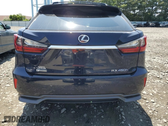 2019 Lexus RX 450h with VIN 2T2BGMCA9KC042350, listed as a Copart auction lot 61851905 with 66,497 mi miles and Salvage title. Bid and sale history available at DreamBid. Image 6.