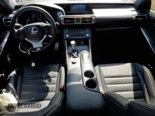 2015 Lexus IS 350 with VIN JTHCE1D22F5009910, listed as a Copart auction lot 58900054 with 107,331 mi miles and Clean Title. Bid and sale history available at DreamBid. Image 8.
