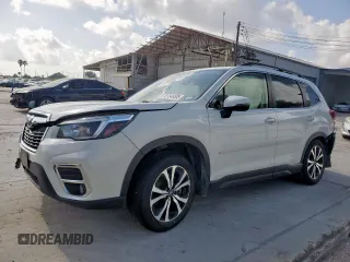 2021 Subaru Forester Limited with VIN JF2SKAUC2MH544019, listed as a Copart auction lot 61846505 with 40,192 mi miles and Salvage title. Bid and sale history available at DreamBid. Image 1.