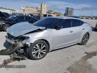 2017 Nissan Maxima SV with VIN 1N4AA6AP2HC431021, listed as a Copart auction lot 47798475 with 125,954 mi miles and Salvage Title. Bid and sale history available at DreamBid. Image 1.