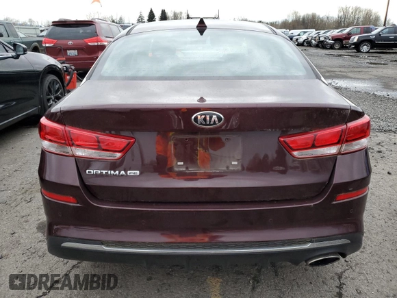 2020 Kia Optima SE with VIN 5XXGT4L37LG422160, listed as a Copart auction lot 85797884 with 10,280 mi miles and Salvage title. Bid and sale history available at DreamBid. Image 6.