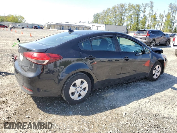 2017 Kia Forte LX with VIN 3KPFK4A70HE055901, listed as a Copart auction lot 54274885 with 159,185 mi miles and Salvage Title. Bid and sale history available at carsss.com. Image 3.