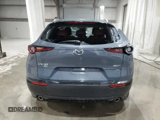 2024 Mazda CX-30 S Carbon Edition with VIN 3MVDMBCM7RM637315, listed as a Copart auction lot 55108695 with 8,476 mi miles and Salvage title. Bid and sale history available at DreamBid. Image 6.