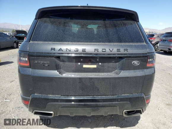 2020 Land Rover Range Rover Sport HST with VIN SALWS2RU0LA746848, listed as a Copart auction lot 49410175 with 33,255 mi miles and Salvage Title. Bid and sale history available at carsss.com. Image 6.