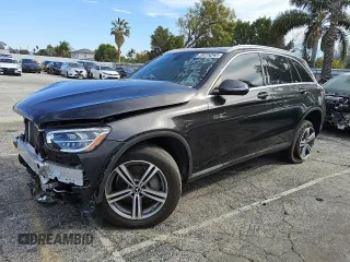 2020 Mercedes-Benz GLC with VIN W1N0G8DB3LF765624, listed as a Copart auction lot 45563425 with 50,969 mi miles and Clean Title. Bid and sale history available at carsss.com. Image 1.