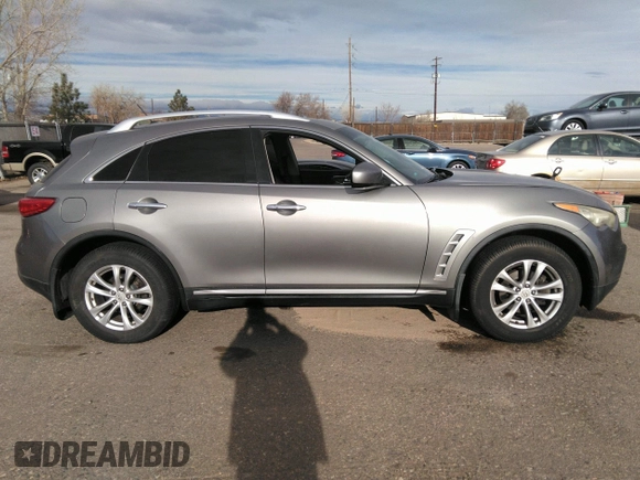 2010 Infiniti FX with VIN JN8AS1MW0AM852429, listed as a IAAI auction lot 41871650 with 266,654 mi miles and . Bid and sale history available at DreamBid. Image 13.