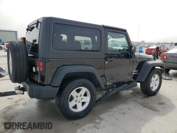 2011 Jeep Wrangler Sport with VIN 1J4GA2D18BL639832, listed as a Copart auction lot 48344375 with 40,603 mi miles and Salvage Title. Bid and sale history available at carsss.com. Image 3.