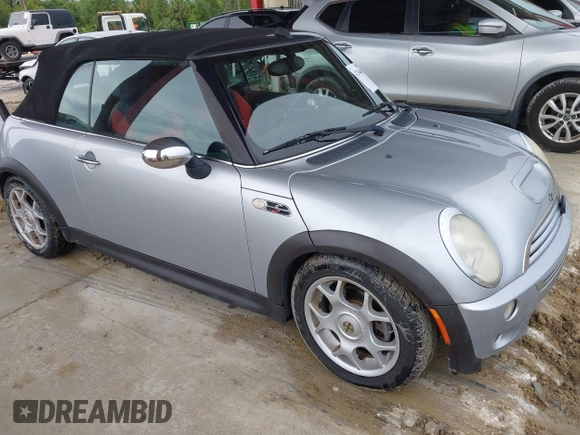 2006 MINI Convertible S with VIN WMWRH33556TL93023, listed as a IAAI auction lot 42744691 with 128,192 mi miles and . Bid and sale history available at DreamBid. Image 1.