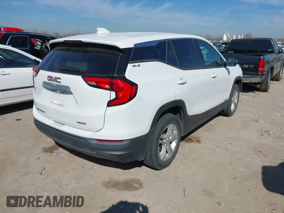 2018 GMC Terrain SLE with VIN 3GKALTEV3JL298666, listed as a IAAI auction lot 41655369 with 91,383 mi miles. Bid and sale history available at carsss.com. Image 4.