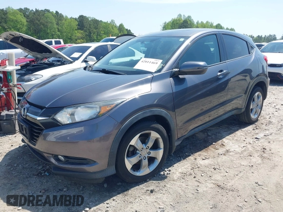 2016 Honda HR-V EX with VIN 3CZRU6H5XGM764681, listed as a IAAI auction lot 42011469 with 121,640 mi miles and . Bid and sale history available at DreamBid. Image 2.