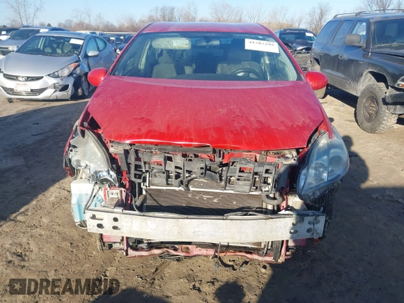 2011 Toyota Prius I with VIN JTDKN3DU3B5345280, listed as a IAAI auction lot 41787295 with 184,474 mi miles. Bid and sale history available at carsss.com. Image 13.