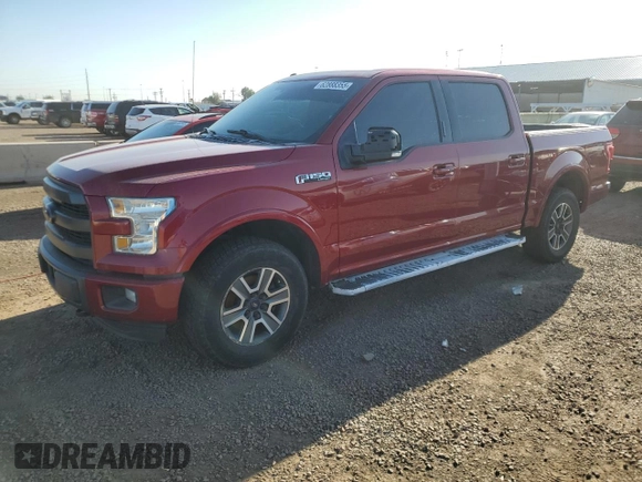 2015 Ford F-150 XLT with VIN 1FTEW1EF2FFA17086, listed as a Copart auction lot 62888355 with 175,134 mi miles and Salvage title. Bid and sale history available at DreamBid. Image 1.