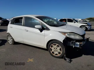 2011 Ford Fiesta SE with VIN 3FADP4EJ6BM157138, listed as a Copart auction lot 44651185 with 95,423 mi miles and Salvage Title. Bid and sale history available at carsss.com. Image 4.