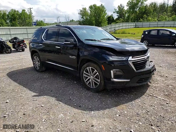 2023 Chevrolet Traverse High Country with VIN 1GNERNKW6PJ326424, listed as a Copart auction lot 56937284 with 6,340 mi miles and Salvage Title. Bid and sale history available at carsss.com. Image 12.