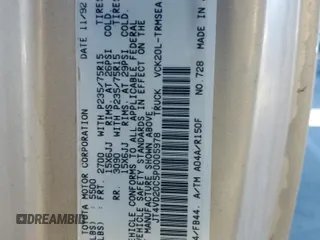1993 Toyota T100 z VIN JT4VD20C5P0005978, wystawiony jako Copart lot #80282574 z przebiegiem Nie podano mil oraz Szkoda całkowita • Salvage title. Historia ofert i sprzedaży dostępna na DreamBid. Obrazek 12.