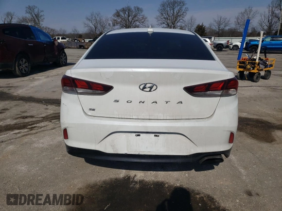 2019 Hyundai Sonata SE with VIN 5NPE24AF8KH817085, listed as a Copart auction lot 46851365 with 66,834 mi miles and Salvage Title. Bid and sale history available at DreamBid. Image 6.